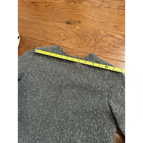 Club Monaco Women's Sweater split back Gray Retail $169 XS 38% Wool - Picture 6 of 10